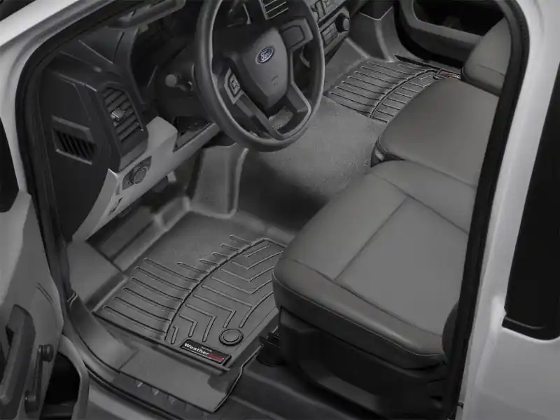 Fan Favorite WeatherTech 2019+ Chevrolet Silverado 1500 Crew Cab w/ Vinyl Floors Rear FloorLiner - Black
