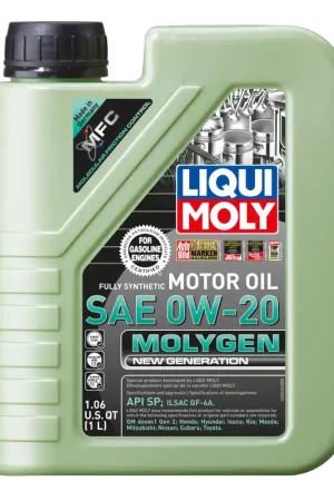 Free Returns LIQUI MOLY 1L Molygen New Generation Motor Oil SAE 0W20