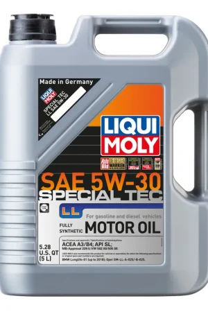 LIQUI MOLY 5L Special Tec LL Motor Oil SAE 5W30 Order Now