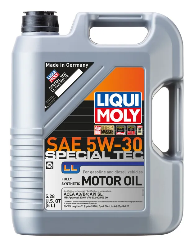 LIQUI MOLY 5L Special Tec LL Motor Oil SAE 5W30 Order Now