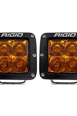 Place Order Rigid Industries D-Series Spot w/ Amber PRO Lens (Pair)