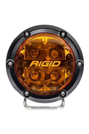 Don’t Miss Out Rigid Industries 360-Series 4in Fog w/ Amber PRO Lens - White (Pair)