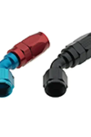 Flash Sale Fragola -6AN x 45 Degree Pro-Flow Hose End - Black