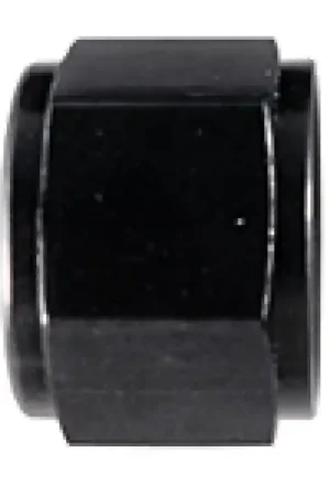 Direct From Factory Fragola -8AN Aluminum Flare Cap - Black