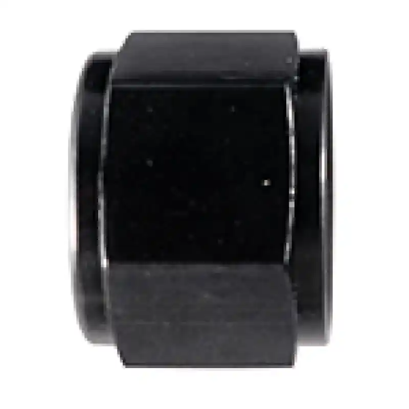 Direct From Factory Fragola -8AN Aluminum Flare Cap - Black