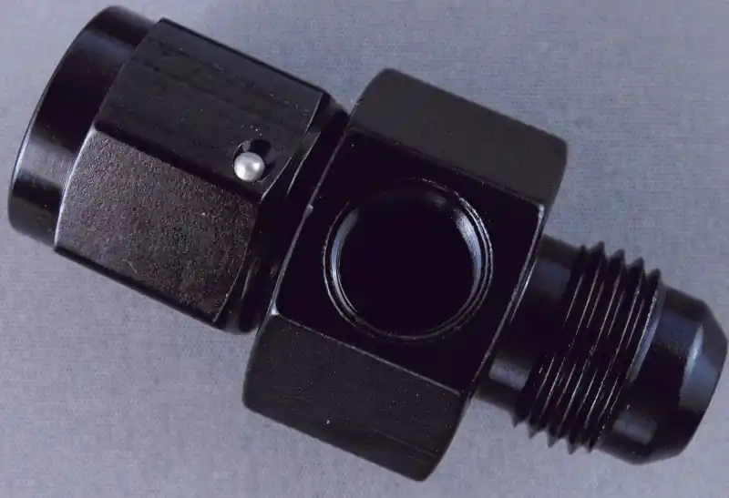 Popular Fragola Inline Gauge Adapter -6AN Male x -6AN Fem - Black