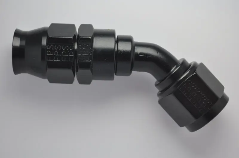 Fragola -6AN Real Street x 45 Degree Hose End Black For PTFE Hose Fresh Stock