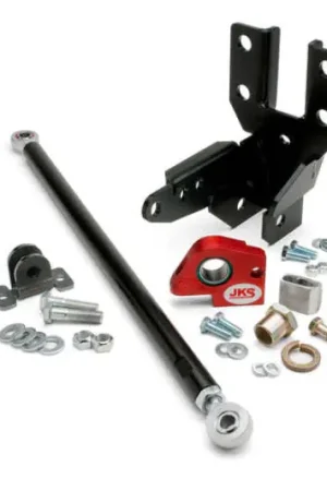JKS Manufacturing 2007+ Jeep Wrangler JK Front Track Bar-Sector Shaft Reinforcement System Bargain