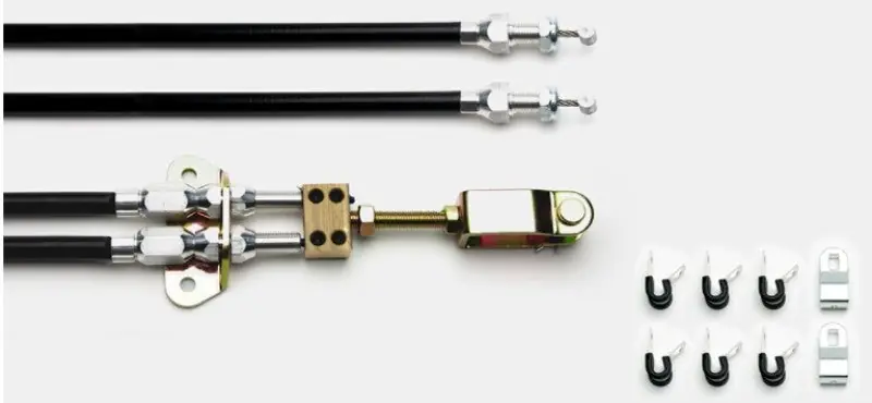Wilwood Universal Parking Brake Cable Kit Disc/Drum Combination Parking Brake & MC4 w/ Clevis Exclusive