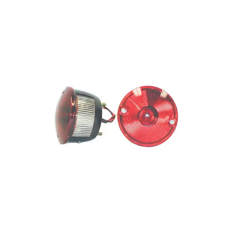 Omix Left Round Tail Lamp 45-75 Willys CJ Models Fan Favorite