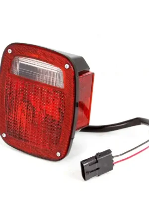 Deal Omix Right Black Tail Lamp 91-97 YJ TJ Wrangler
