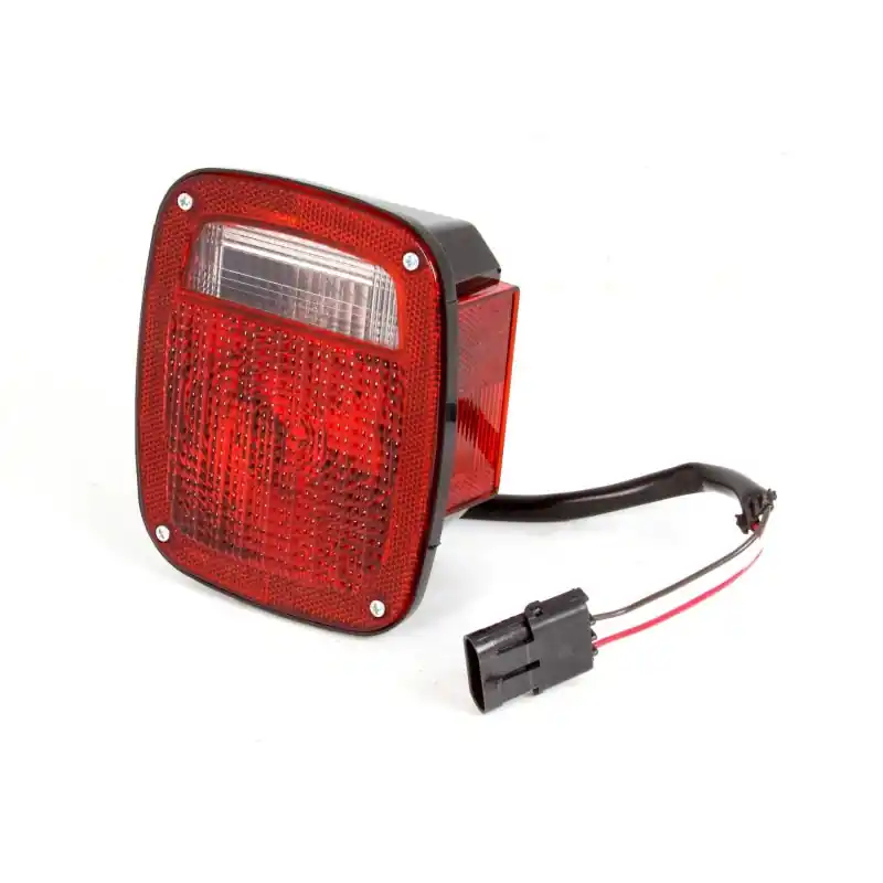 Deal Omix Right Black Tail Lamp 91-97 YJ TJ Wrangler