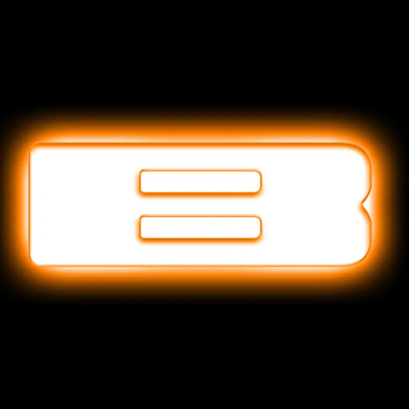 Fast Shipping ORACLE Lighting Universal Illuminated LED Letter Badges - Matte Wht Surface Finish - B
