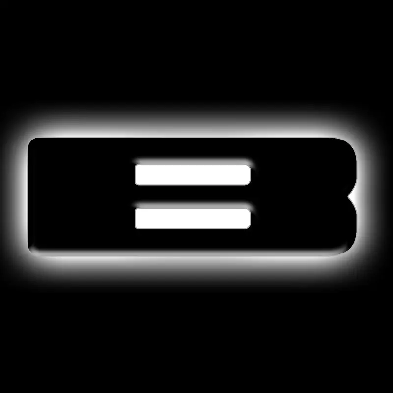 ORACLE Lighting Universal Illuminated LED Letter Badges - Matte Blk Surface Finish - B Weekend Sale