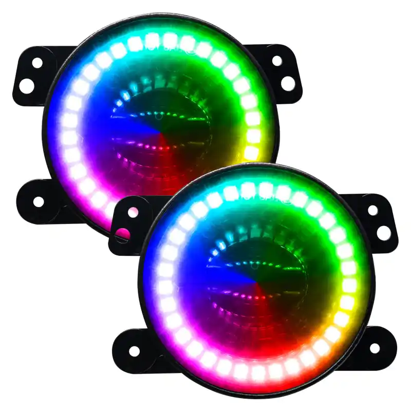 Oracle Jeep Wrangler JK/JL/JT High Performance W LED Fog Lights - w/o Controller Discount