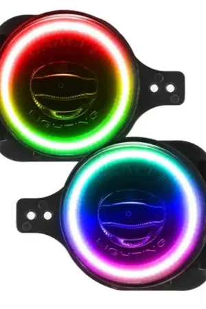 Luxury Oracle Jeep Wrangler JL/JT Sport High Performance W LED Fog Lights - w/o Controller
