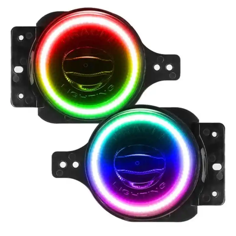 Luxury Oracle Jeep Wrangler JL/JT Sport High Performance W LED Fog Lights - w/o Controller