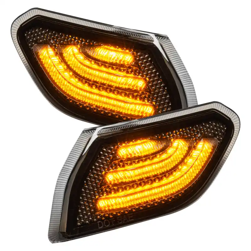 Today Only Oracle Jeep Wrangler JL Smoked Lens LED Front Sidemarkers