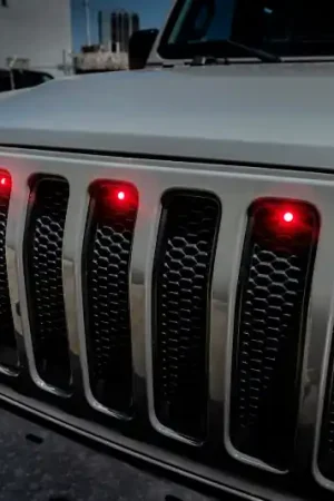 Warranty Included Oracle Pre-Runner Style LED Grille Kit for Jeep Wrangler JL - Red
