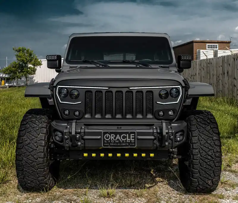 ORACLE Lighting 2019+ Jeep Wrangler JL Skid Plate w/ Integrated LED Emitters - Clear Best Choice