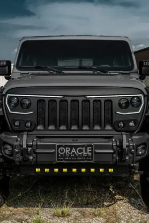 Holiday Sale ORACLE Lighting 2019+ Jeep Wrangler JL Skid Plate w/ Integrated LED Emitters - Yellow