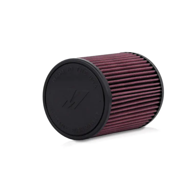 Fast Shipping Mishimoto Universal fit, Performance Air Filter, 2.75In Inlet, 6In filter length Red