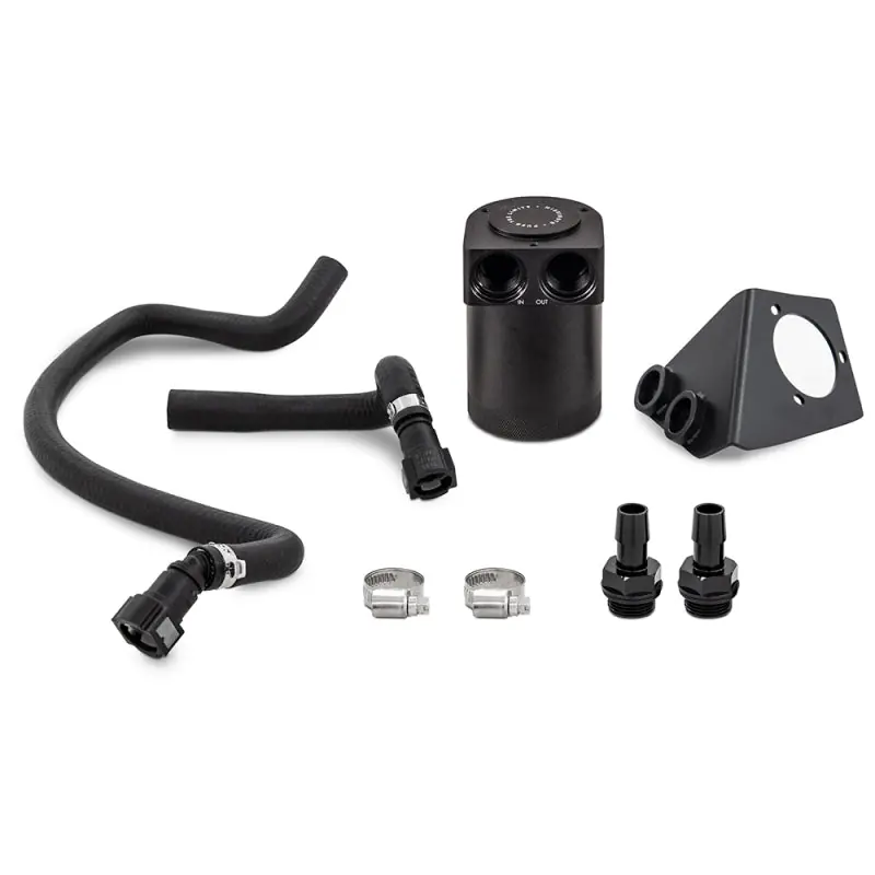 Mishimoto 2020+ Chevrolet Corvette C8 Baffled Oil Catch Can Kit (PCV Side) - Black Fast Shipping