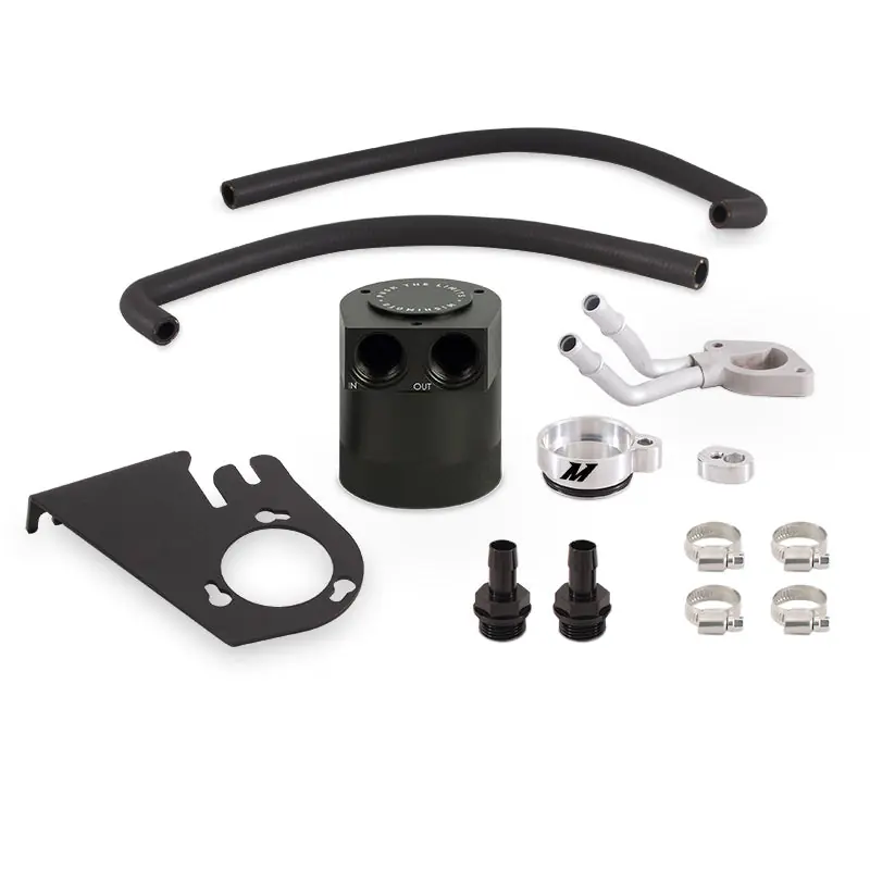 Mishimoto 11-16 Ford 6.7L Powerstroke Baffled Oil Catch Can Kit Fast Shipping