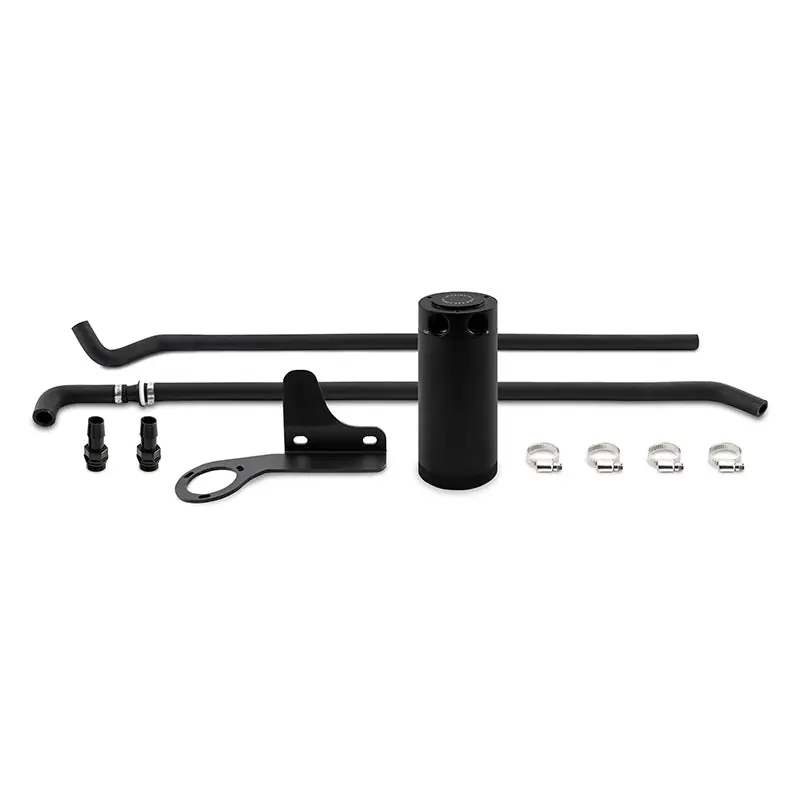 Direct From Manufacturer Mishimoto 07-13 Mazda Mazdaspeed3 Baffled Oil Catch Can Kit - Black (PCV Side)