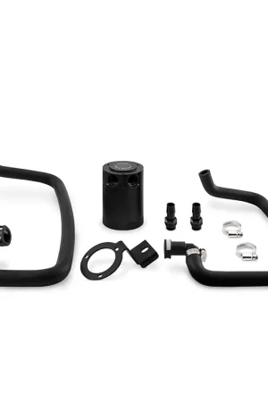 Fan Favorite Mishimoto 2015+ Ford Mustang EcoBoost Baffled Oil Catch Can Kit - Black