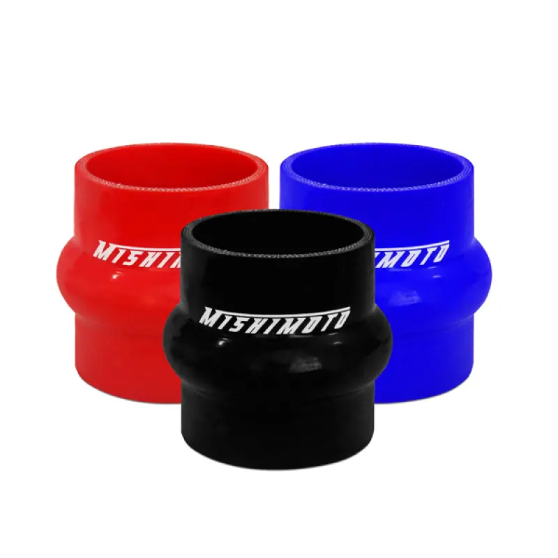 Mishimoto 2.5in Black Hump Hose Coupler Worldwide Shipping