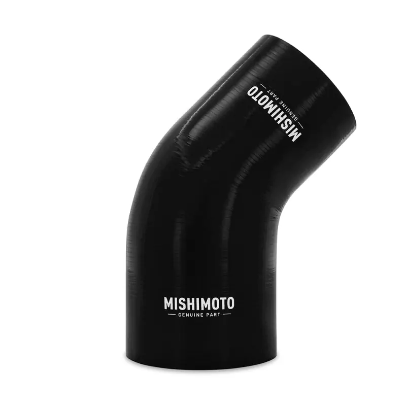 Mishimoto Silicone Reducer Coupler 45 Degree 3in to 3.75in - Black Best Seller