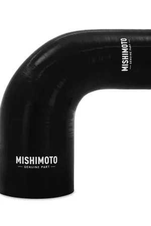 New Arrival Mishimoto Silicone Reducer Coupler 90 Degree 3in to 3.5in - Black