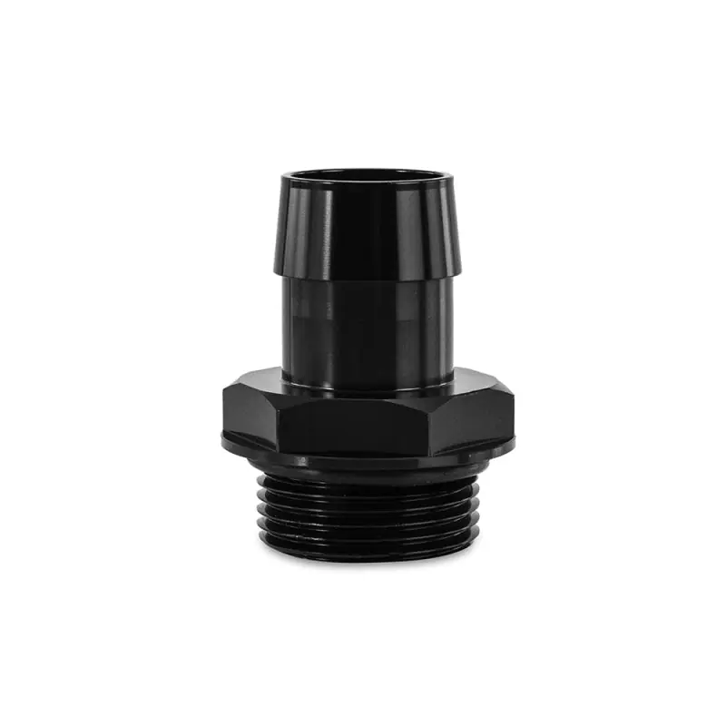 Mishimoto -16ORB to 1in. Hose Barb Aluminum Fitting - Black High Quality