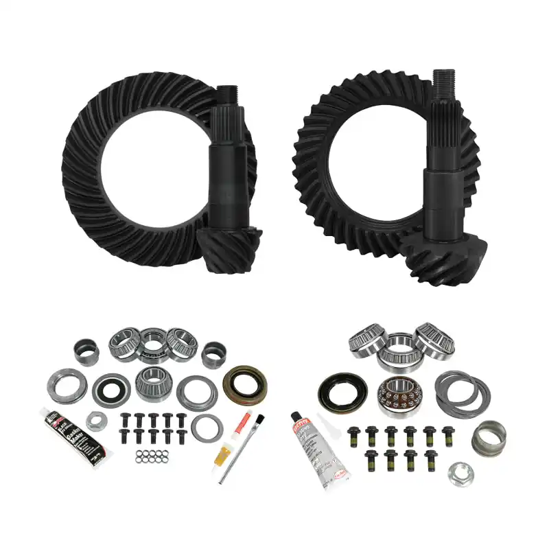 Yukon Gear & Install Kit Package Jeep JL Non-Rubicon D44 (M220) R / D30 (M186) F - 4.88 Ratio Seasonal Sale