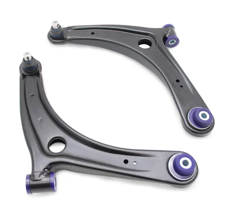 No Minimum Order SuperPro 2008 Mitsubishi Lancer GTS Front Lower Control Arm Set w/ Bushings - w/ Positive Caster