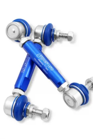SuperPro 2014 Mazda 3 i SV Rear HD Adjustable End Link Set (10mm Studs 140mm-185mm Length) Mega Sale