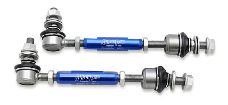 Today Only SuperPro 2003 Lexus GX470 Base Rear HD Adjustable End Link Set - 10mm Studs