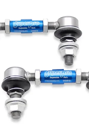 SuperPro 1997 Chevrolet Corvette 0 Front HD Adjustable End Link Set (12mm Studs 100mm-120mm Length) Don’t Miss Out