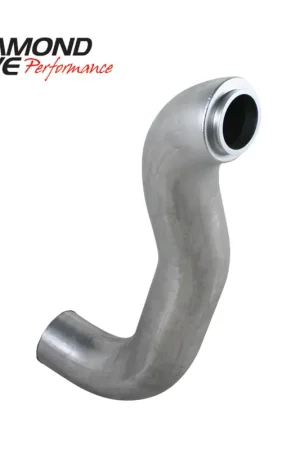 Diamond Eye Downpipe 4in AL: 89-93 5.9L DODGE MACHINED EF Wholesale