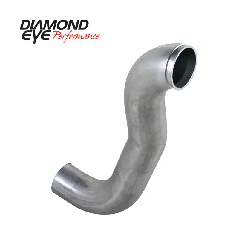 New Arrival Diamond Eye Downpipe 4in TB Single W/ HX40 FLANGE AL DODGE 5.9L 2500/3500 89-93 4X4 ONLY