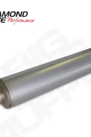 Trusted Brand Diamond Eye MFLR BIG DOG QUIET TONE 5inID SGL IN/SGL OUT 10inDIA X 45in BODY 51in LENGTH BAFFLED AL