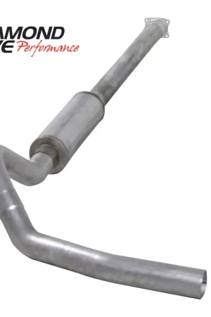 Express Delivery Diamond Eye KIT 4in Catback Single AL CHEVY/GMC 6.6L 2500/3500 01-05