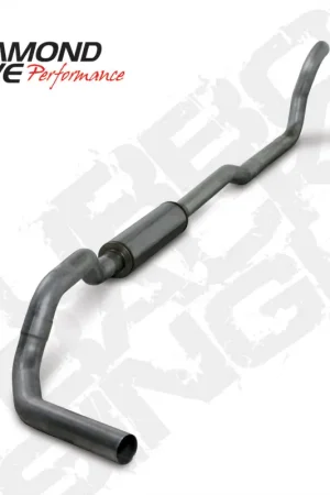 Diamond Eye KIT 4in Turbo Back MRP SGL SS DDG2X4 89-93 Dodge 5.9L Cummins 2500/3500 Hot Picks