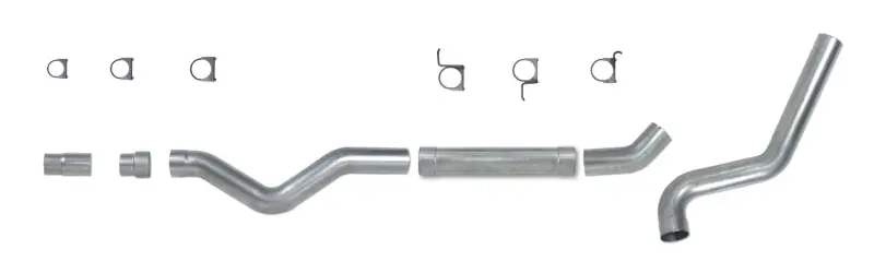 Diamond Eye KIT 5in Catback MFLR RPLCMENT PIPE Single AL: 2006-2007.5 CHEVY 6.6L 2500/3500 Grab Now