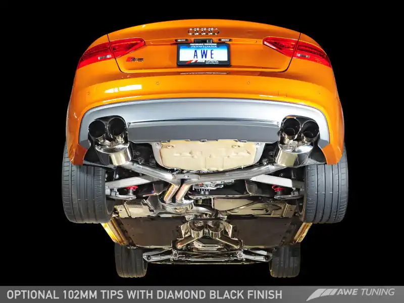 Bulk Order AWE Tuning Audi B8.5 S5 3.0T Touring Edition Exhaust System - Diamond Black Tips (102mm)