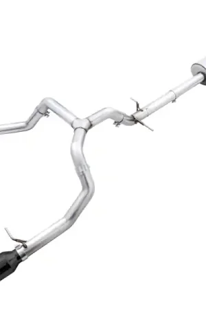 Place Order AWE Tuning 4th Gen GM 1500 5.3L 0FG Catback Dual Side Exit (Flat Bumper) - Diamond Tips
