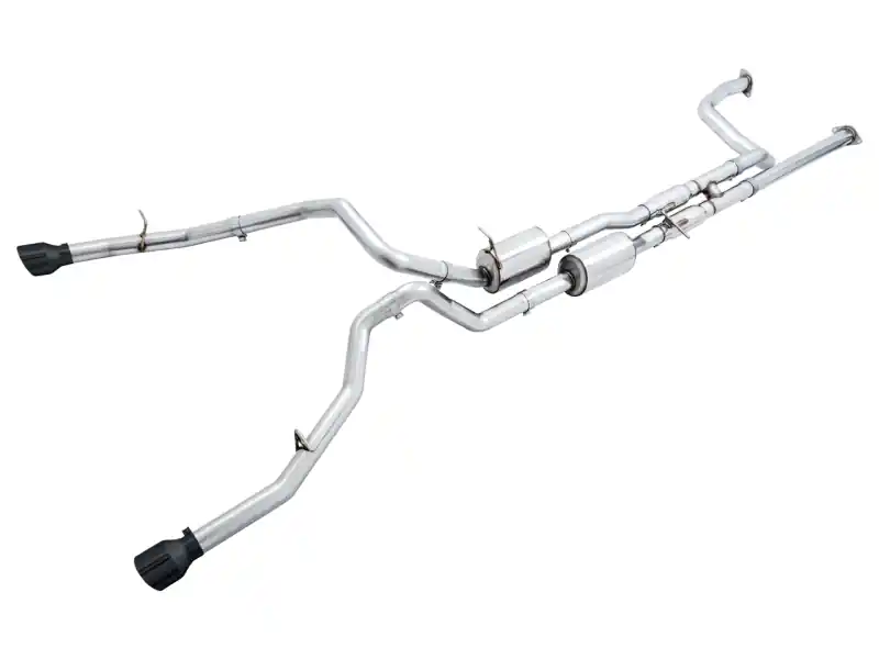 AWE Tuning 2021 RAM 1500 TRX 0FG Cat-Back Exhaust - Diamond Black Tips Price Cut