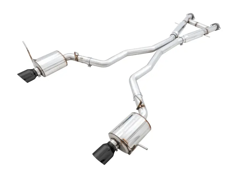 Authentic AWE Tuning 2020 Jeep Grand Cherokee SRT Touring Edition Exhaust - Diamond Black Tips