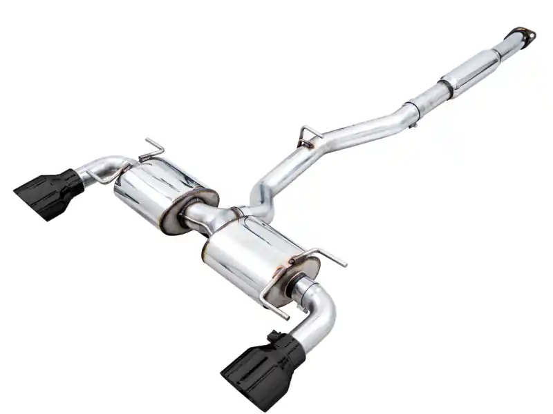 AWE Subaru BRZ/ Toyota GR86/ Toyota 86 Touring Edition Cat-Back Exhaust- Diamond Black Tips Express Delivery